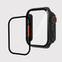 2 in 1 (40MM) PC material half pack case with screen protector for Apple Watch  SE(2/1)6/5/4