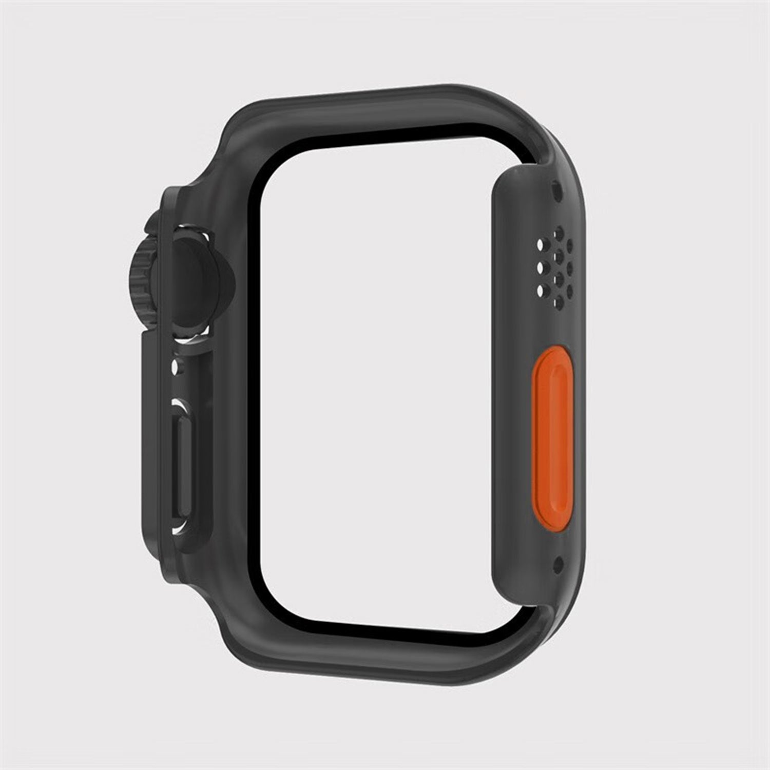 2 in 1 (45MM) PC material half pack case with screen protector for Apple Watch Series 9/8/7