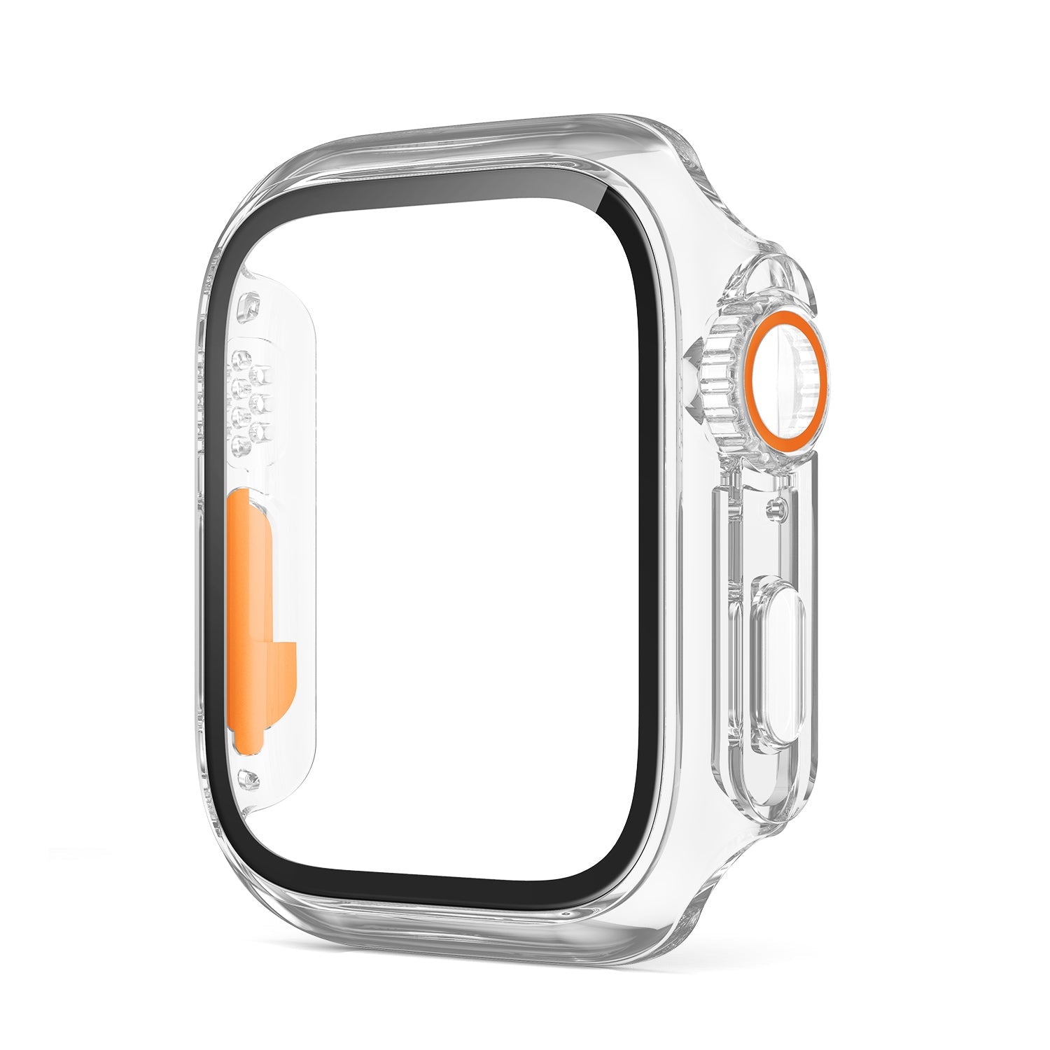 2 in 1 (45MM) PC material half pack case with screen protector for Apple Watch Series 9/8/7