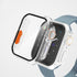 2 in 1 (45MM) PC material half pack case with screen protector for Apple Watch Series 9/8/7