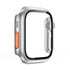 2 in 1 (44MM) PC material half pack case with screen protector for Apple Watch SE(2/1)6/5/4