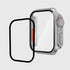 2 in 1 (45MM) PC material half pack case with screen protector for Apple Watch Series 9/8/7