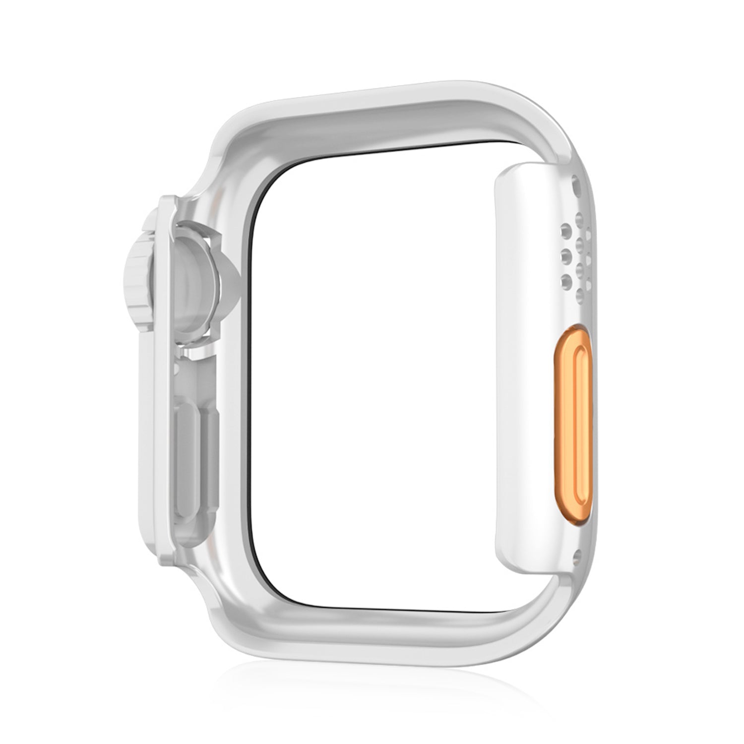 2 in 1 (40MM) PC material half pack case with screen protector for Apple Watch  SE(2/1)6/5/4