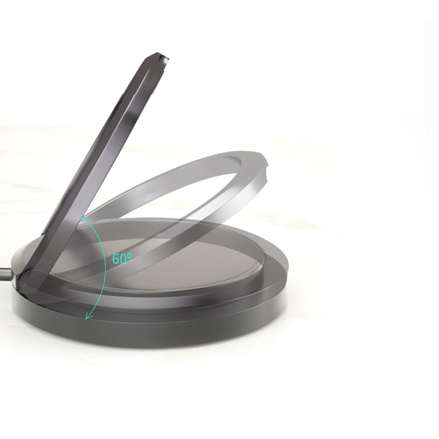 Magnetic wireless charging stand