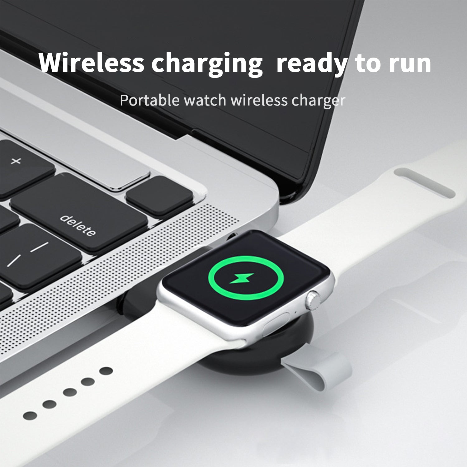 Portable Apple Watch Wireless Charger - Fast Charging, Sturdy Build, Precision