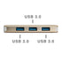 4in1 USB 3.0 Four Port HUB Adapter for Mac & Windows