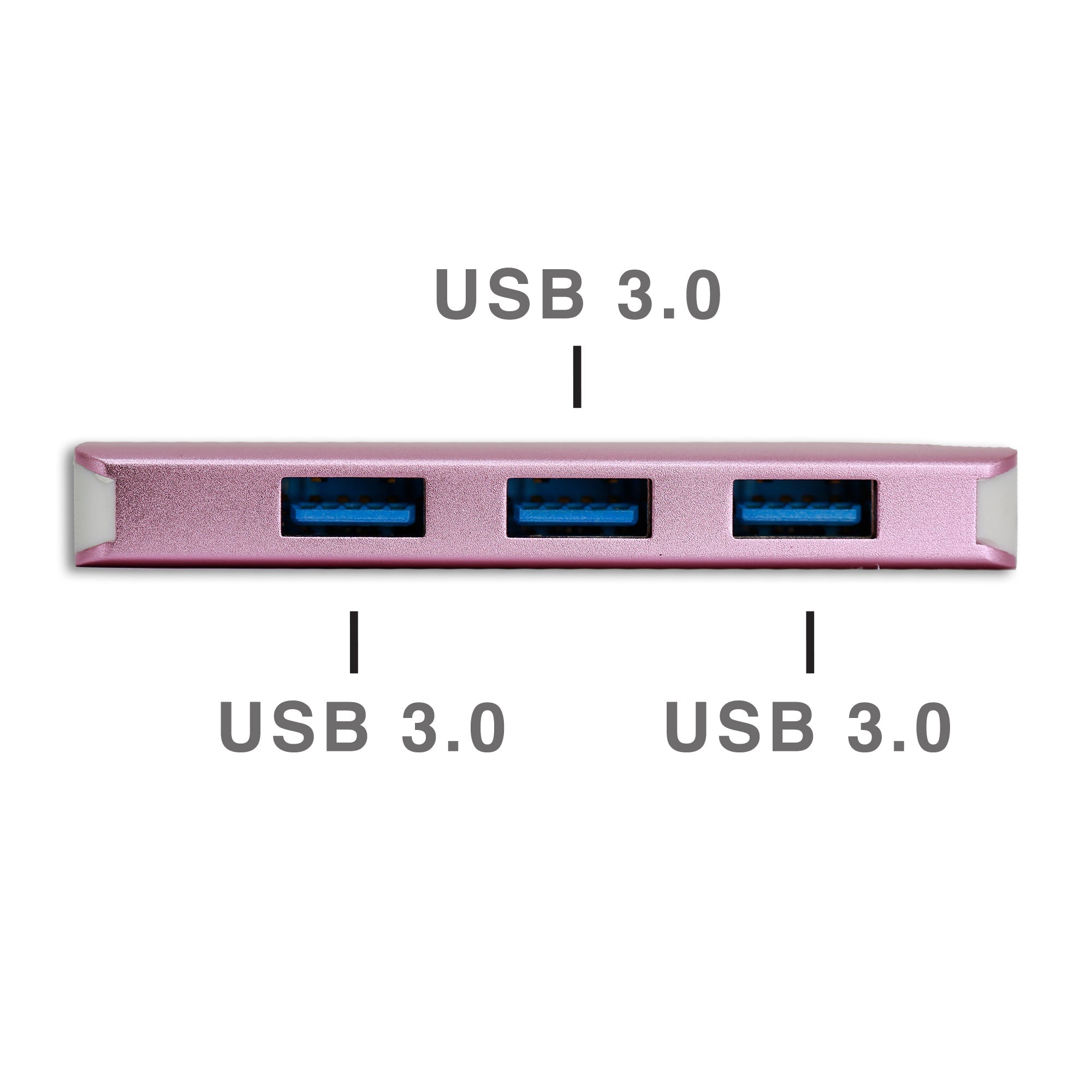 4in1 USB 3.0 Four Port HUB Adapter for Mac & Windows