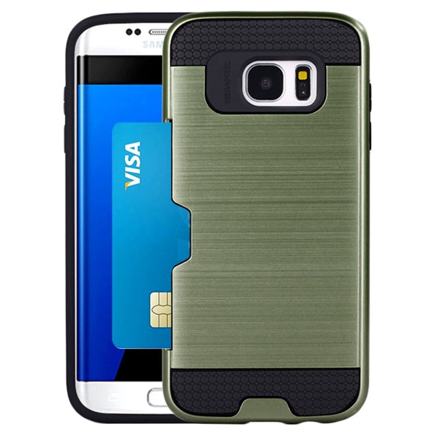 Armor Case with Slidable card holder for Samsung Galaxy S7