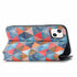 iPhone 14/13  colorful magnetic suction fashion leather case