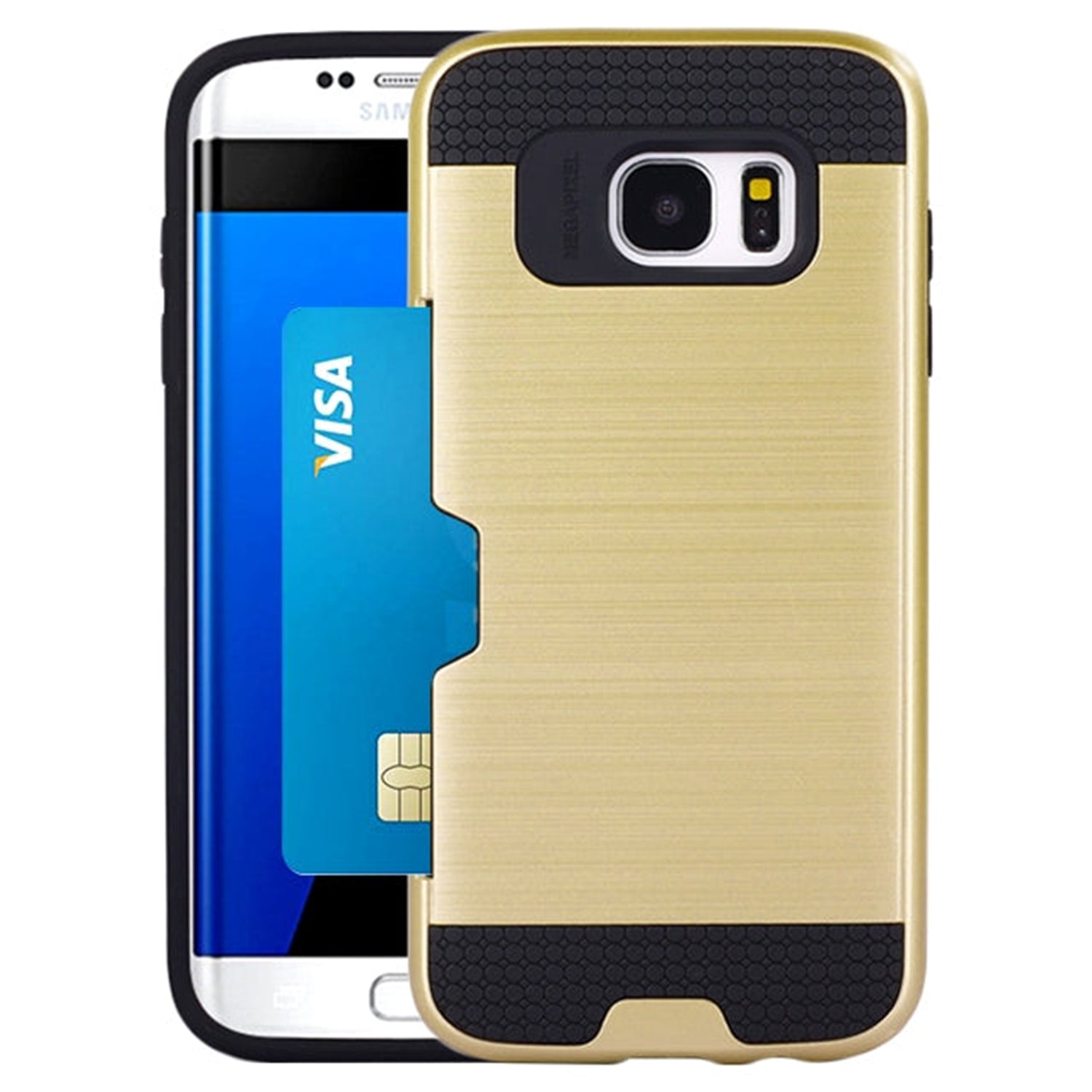 Armor Case with Slidable card holder for Samsung Galaxy S7 Edge