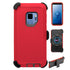 Heavy Duty Shock Reduction Case with Belt Clip (No Screen) for Galaxy S9