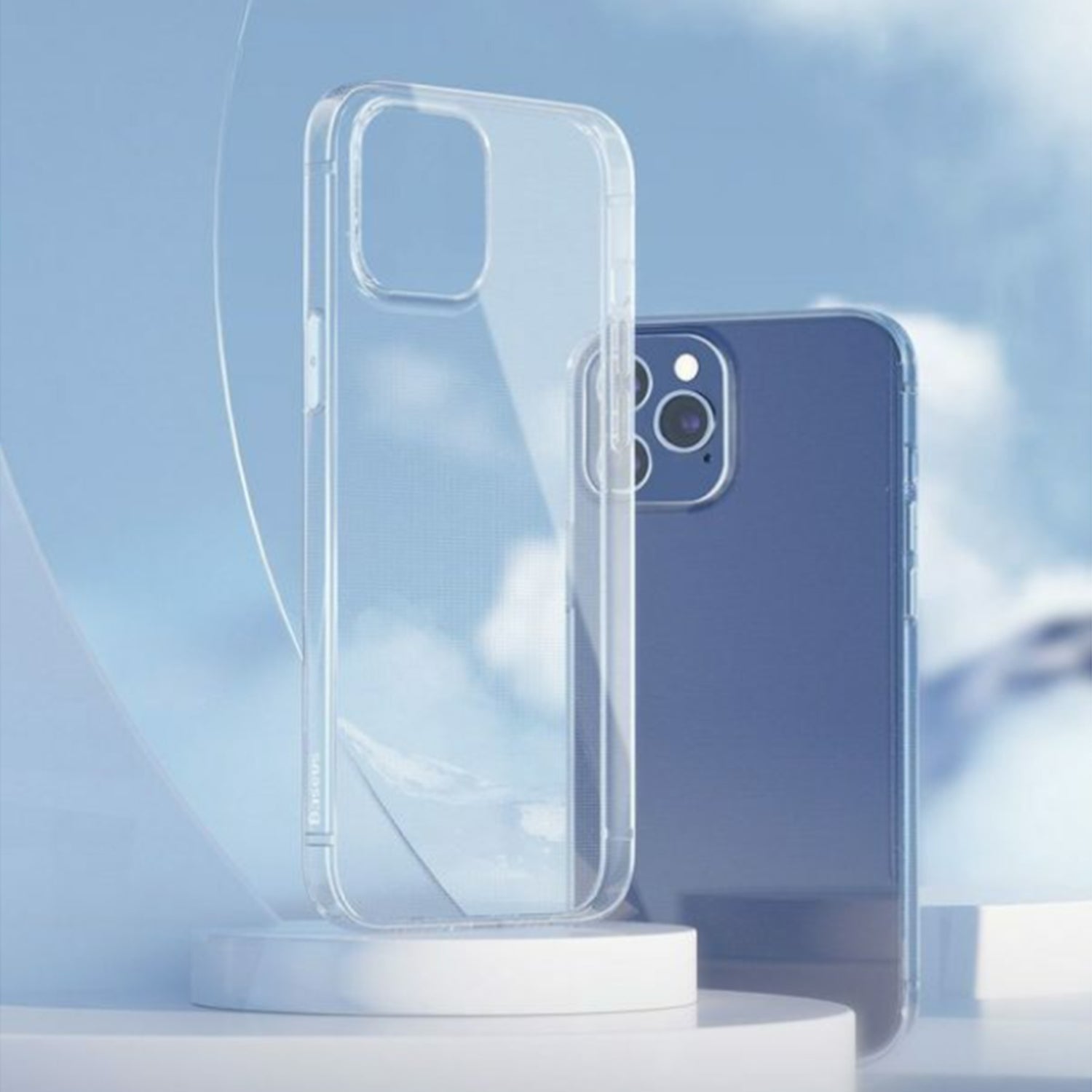 Transparent Clear Soft TPU Cover Case for iPhone 12 Pro/12  (6.1")