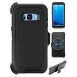 Galaxy S8 Plus Heavy Duty Shock Reduction Case with Belt Clip (No Screen)