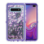 Transparent Floating Glitter Heavy Duty Case for Galaxy S10(6.1")