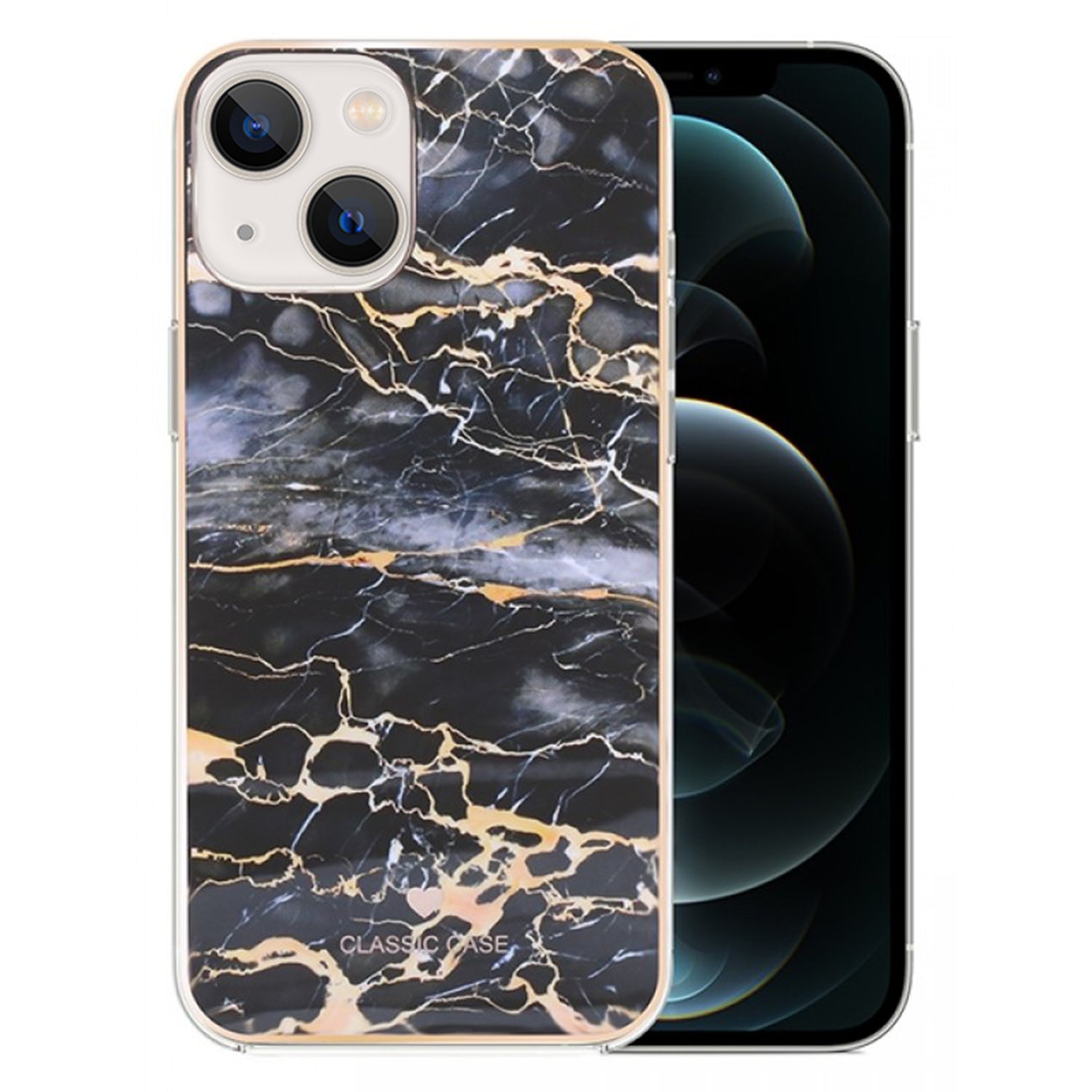 iPhone 14/13 (6.1")Marbling is ultra-thin, light, fashionable, soft and elastic, suitable case