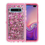 Transparent Floating Glitter Heavy Duty Case for Galaxy S10(6.1")