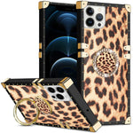 iPhone 14 Pro TPU Luxury Leopard Print with Kickstand