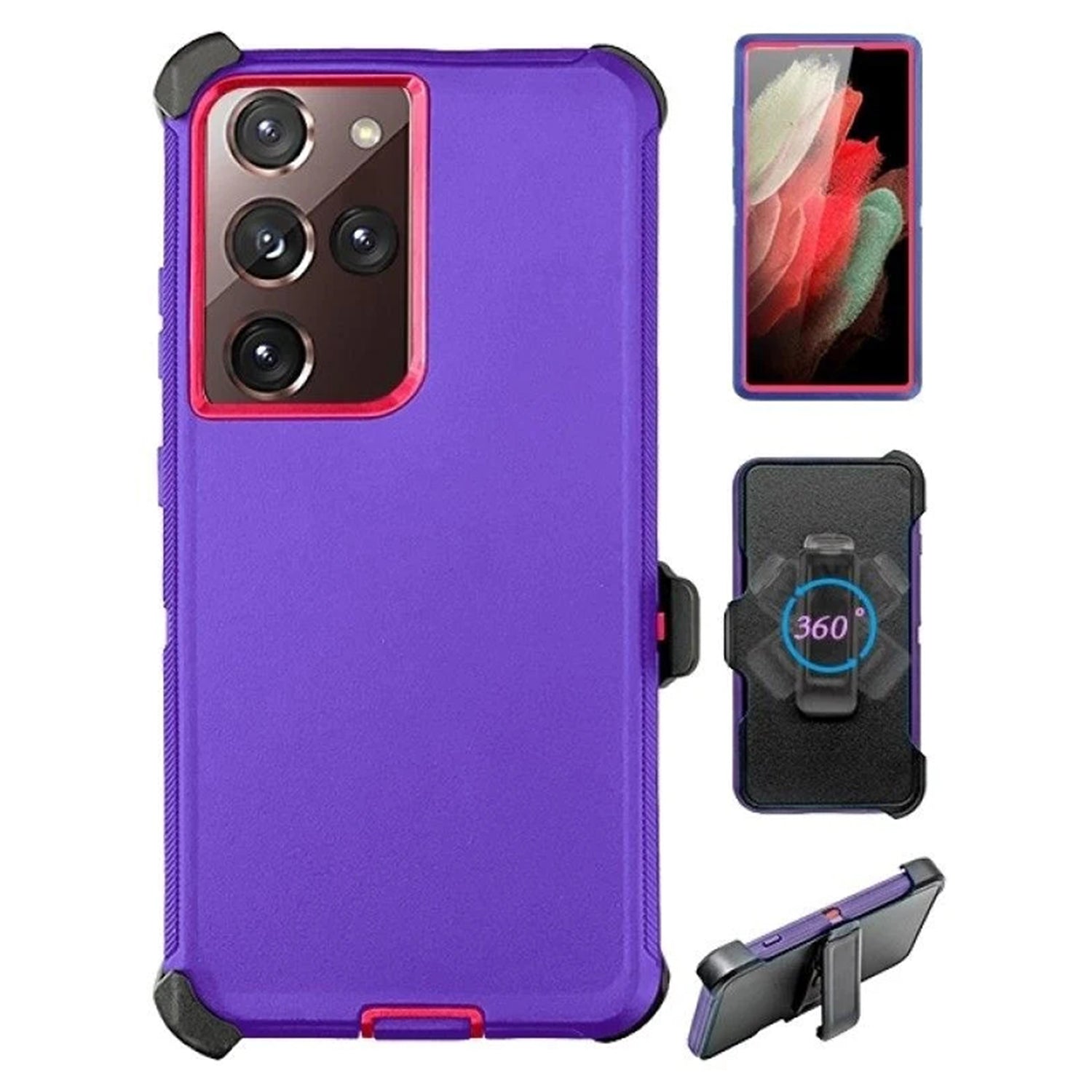 Galaxy S22 UItra Full Protection Heavy Duty Shockproof Case