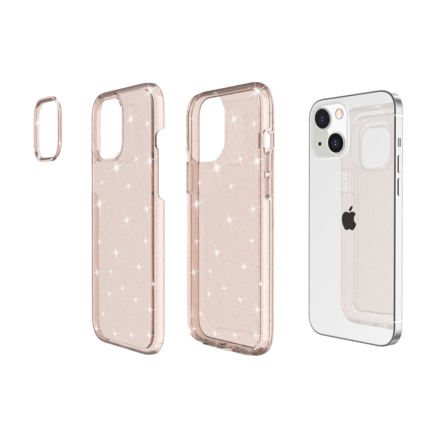 iPhone 14/13 Gradient Shiny Transparency Case