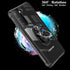 Magnetic GPS Car Mount Phone Holder Case with Transparent Back for Samsung Galaxy S21 Plus