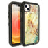 iPhone 14/13 Anti-Shock durable protective TPU heavy duty marble case-Black