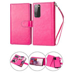 Samsung Galaxy S20 2 in 1 Leather Wallet Case With 9 Credit Card Slots and Removable Back Cover