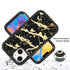 iPhone 14/13 Anti-Shock durable protective TPU heavy duty marble case-Black