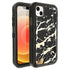 iPhone 14/13 Anti-Shock durable protective TPU heavy duty marble case-Black