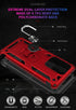 Samsung Galaxy S20 Ultra Dual Colors Ring Magnetic GPS car mount Phone Holder case