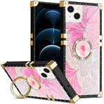 TPU Luxury Black Butterfly Case with Kickstand for iPhone 14/13