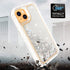 iPhone 14 Plus (6.7") Transparent Floating Glitter Heavy Duty Case