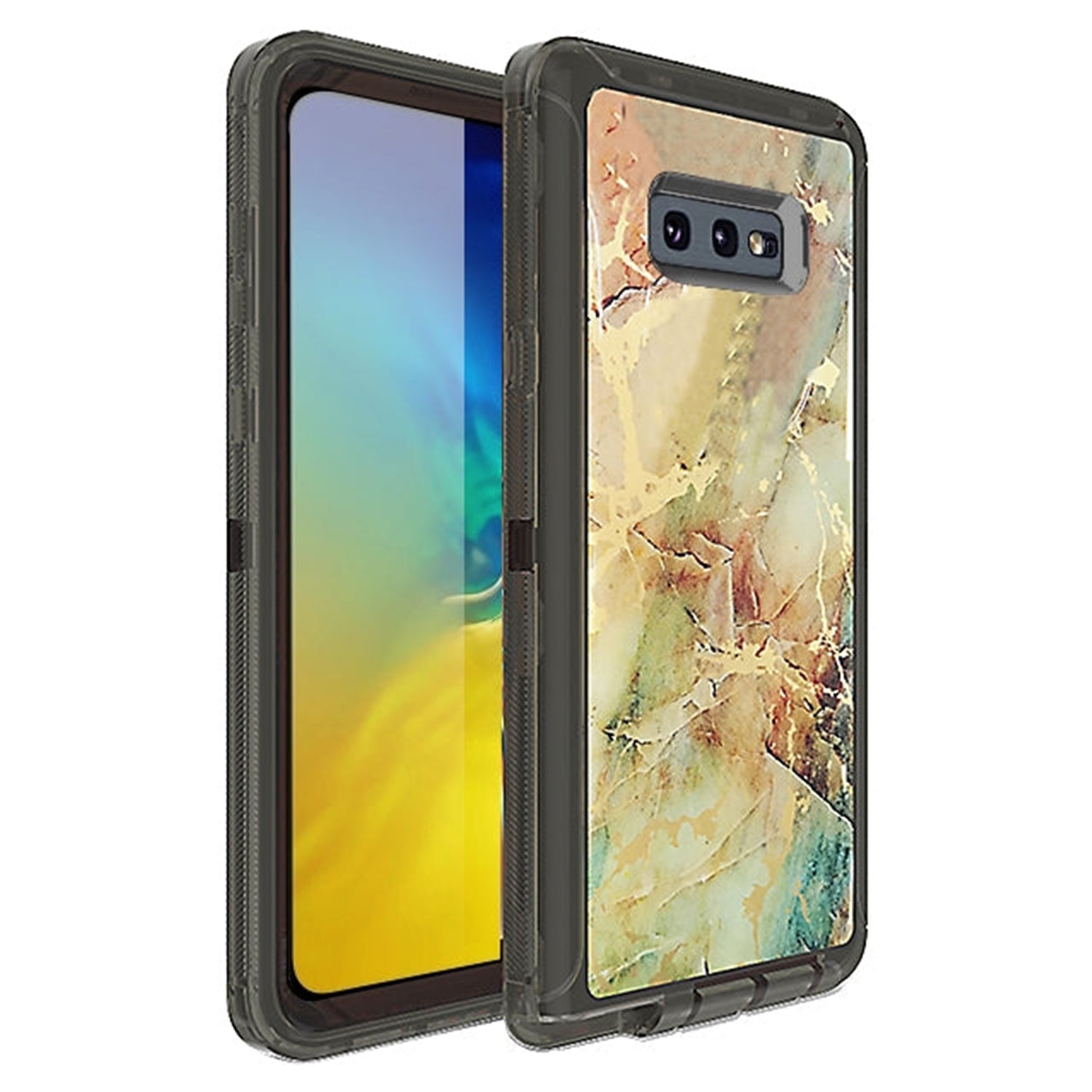 Samsung Galaxy S10e Anti-Shock Durable Protective TPU Heavy Duty Marble Phone Case