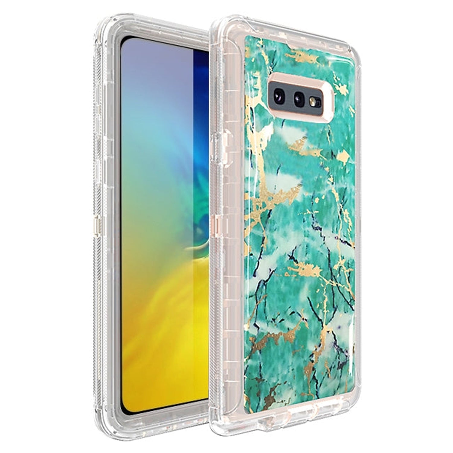 Samsung Galaxy S10e Anti-Shock Durable Protective TPU Heavy Duty Marble Phone Case