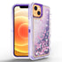 iPhone 14/13 Transparent Floating Glitter Heavy Duty Case