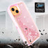 iPhone 14/13 Transparent Floating Glitter Heavy Duty Case