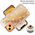 iPhone 14/13 Transparent Floating Glitter Heavy Duty Case