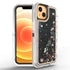 iPhone 14/13 Transparent Floating Glitter Heavy Duty Case