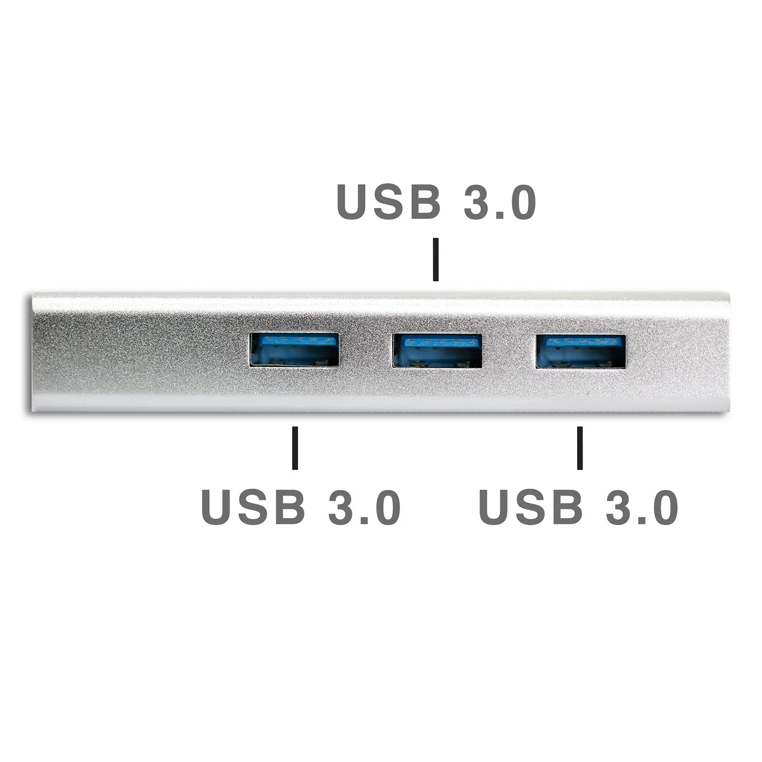 4 in 1 Three Port 3.0 HUB with Gigabit Ethernet Adapter