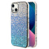 iPhone 14/13 Three color gradient small diamond case