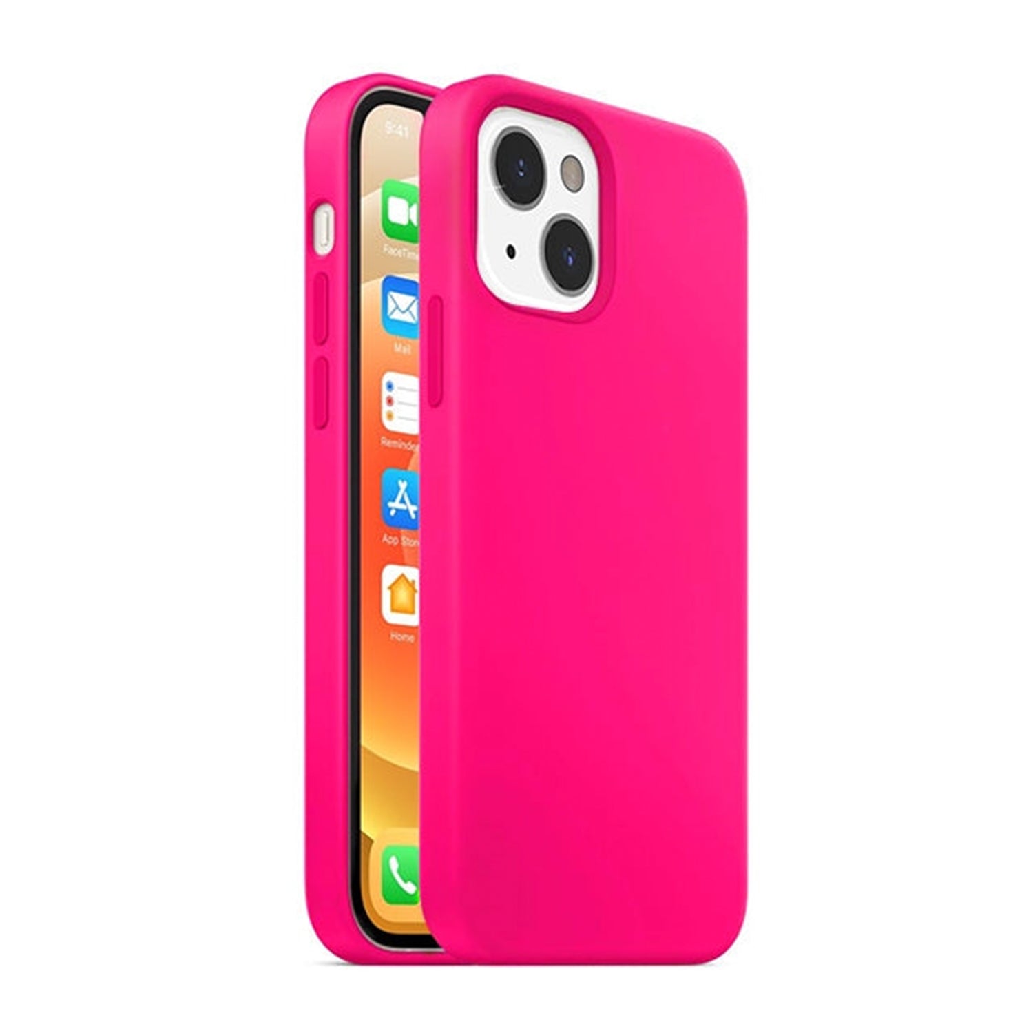 iPhone 14/13 Colorful Liquid Silicone Gel Rubber Case