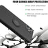 Soft Liquid Silicone Case With Stand Ring Holder For iPhone 12 (6.1") - Black