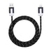 9ft Braided Nylon Fishnet Lightning Fast Charge Cable Cord For iPhone