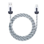 9ft Braided Nylon Fishnet Lightning Fast Charge Cable Cord For iPhone