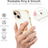 iPhone 14 Fashion Ring Magnetic GPS car mount Phone Holder Case