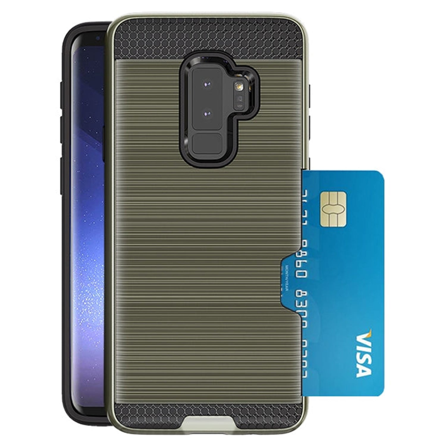 Galaxy S9 Plus Case with Slidable Card Holder