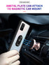 Ring Magnetic GPS car mount Phone Holder Case wiht Transparent Acrylic for Samsung Galaxy A91