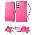 Samsung Galaxy S21 Plus 2 in 1 Leather Wallet Case With 9 Credit Card Slots and Removable Back Cover