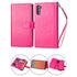 Samsung Galaxy Note 10 2 IN 1 Leather Wallet Case with 9 Credit Card Slots and Removable Back Cover