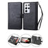 Samsung Galaxy S21 Ultra 2 in 1 Leather Wallet Case With 9 Credit Card Slots and Removable Back Cover 