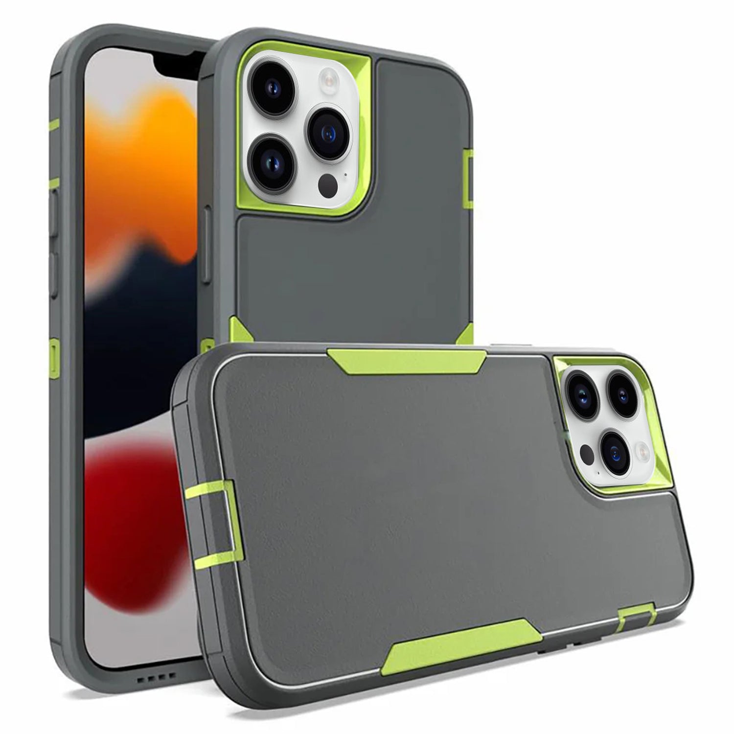 iPhone 12/12 Pro (6.1") Adsorbable  fully protected heavy-duty shockproof housing case